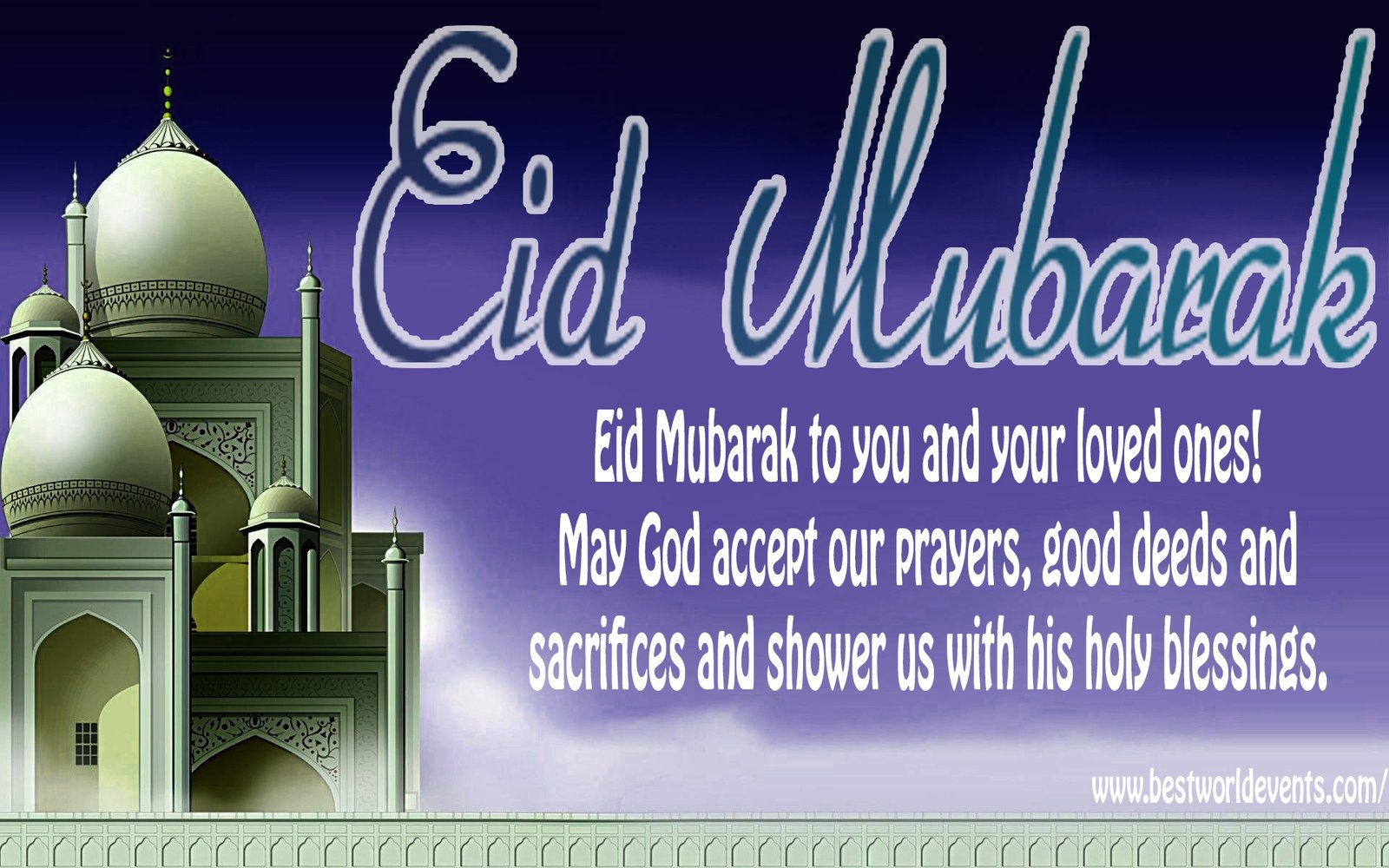 Eid Mubarak HD wish