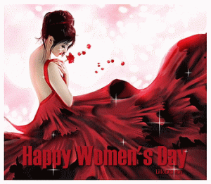 happy woman day gif