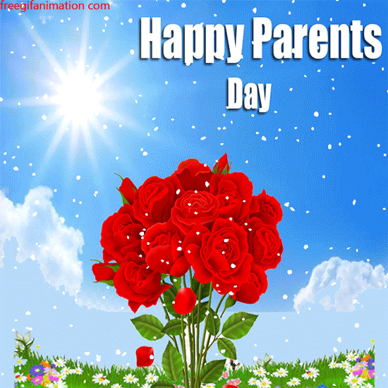 happy parents day wishes gif